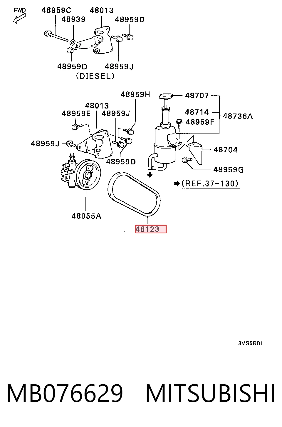 Comprar Correa de alternador Mitsubishi Canter VI FE5, FE6