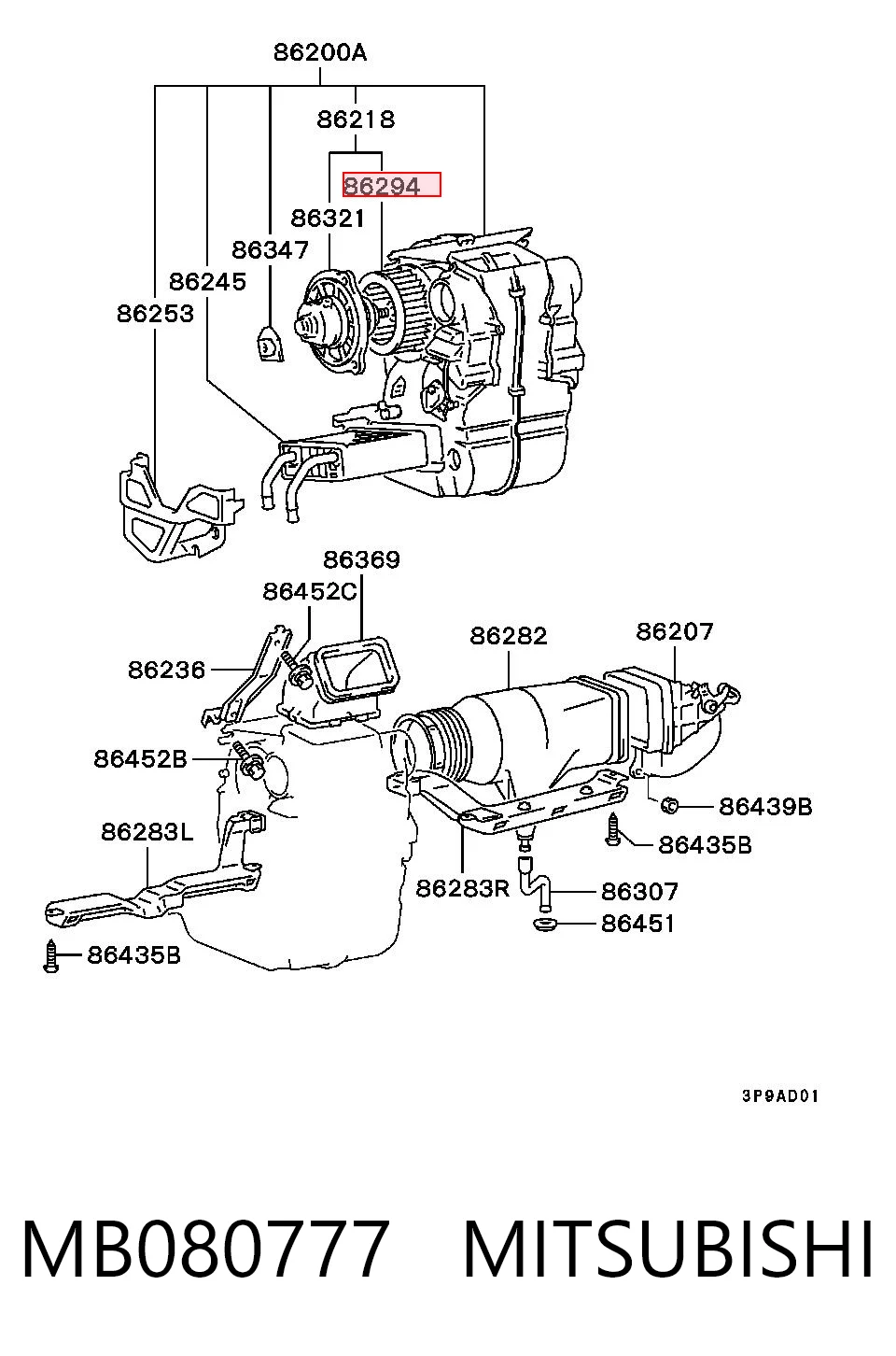 MB080777 Mitsubishi