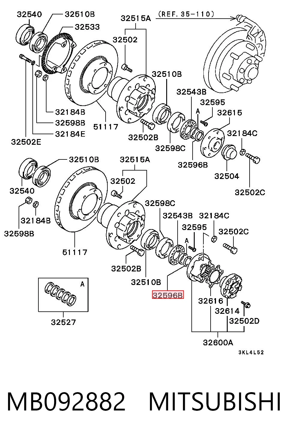 MB092882 Mitsubishi