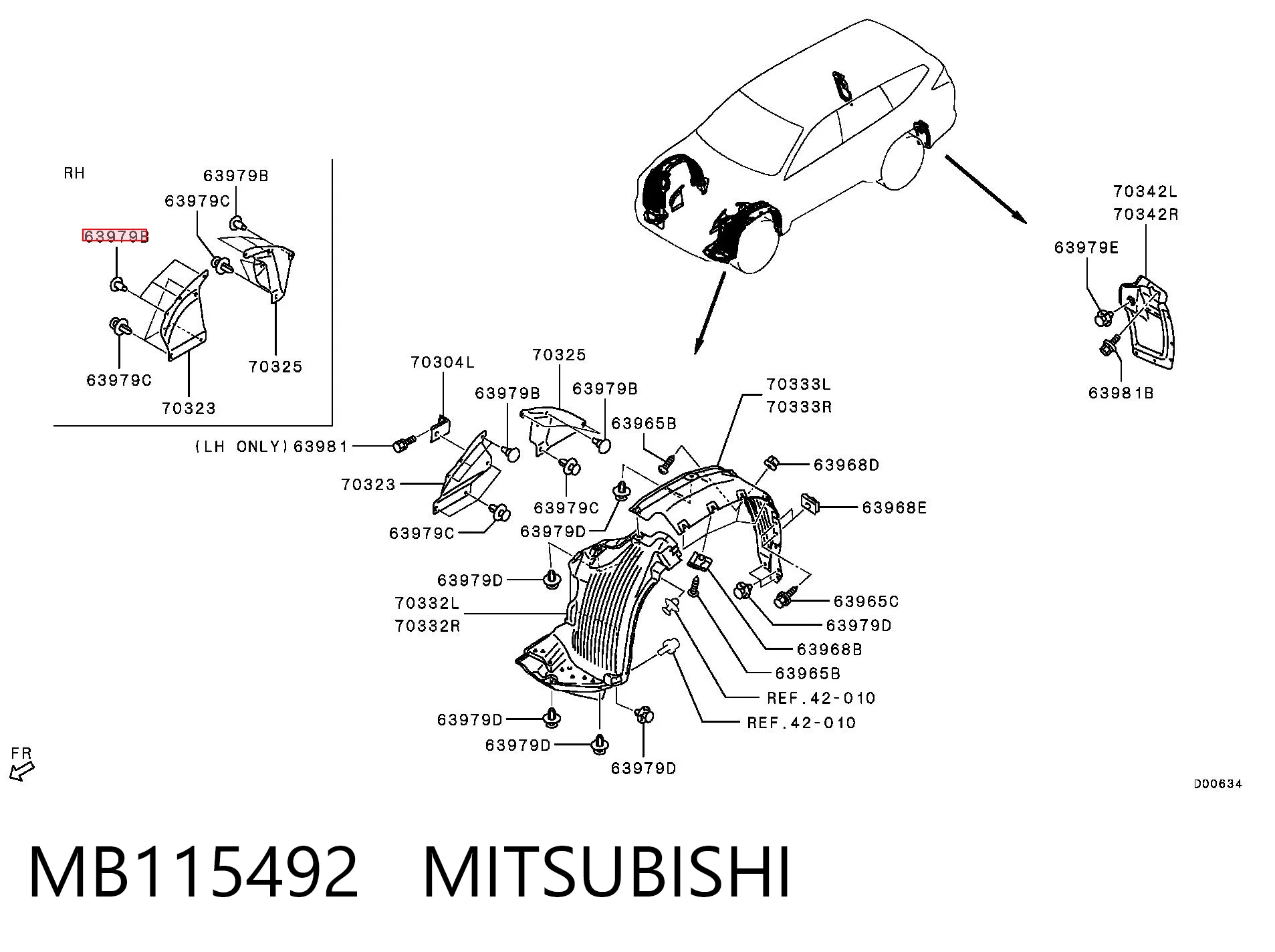 MB115492 Mitsubishi