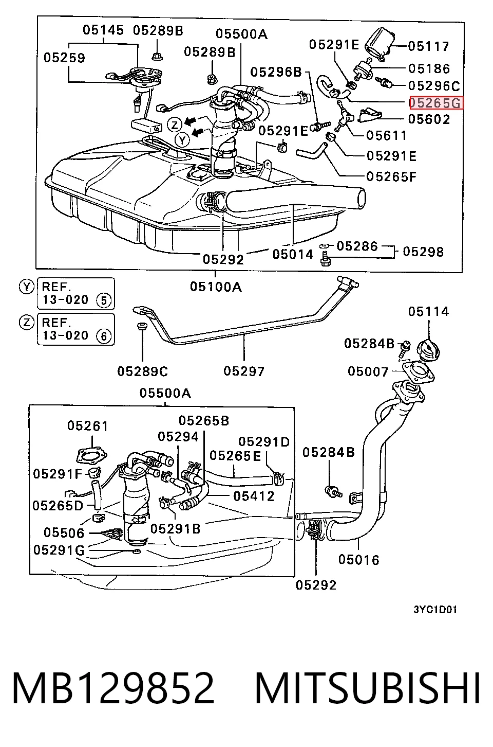 MB129852 Mitsubishi
