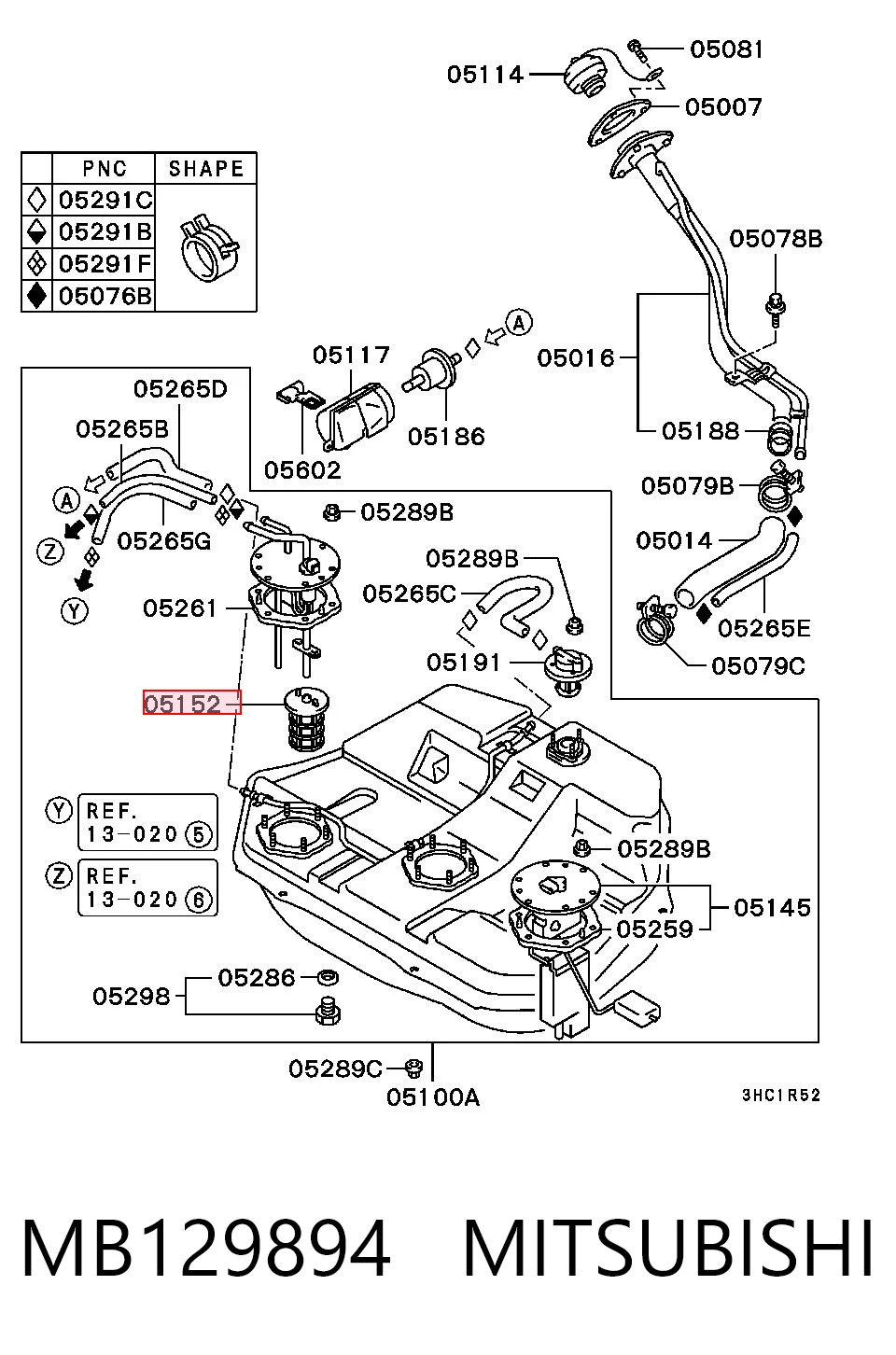 MB129894 Mitsubishi