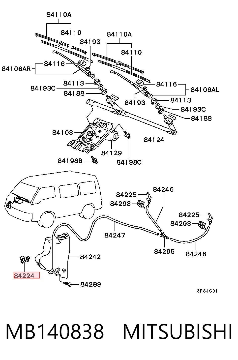MB140838 Mitsubishi