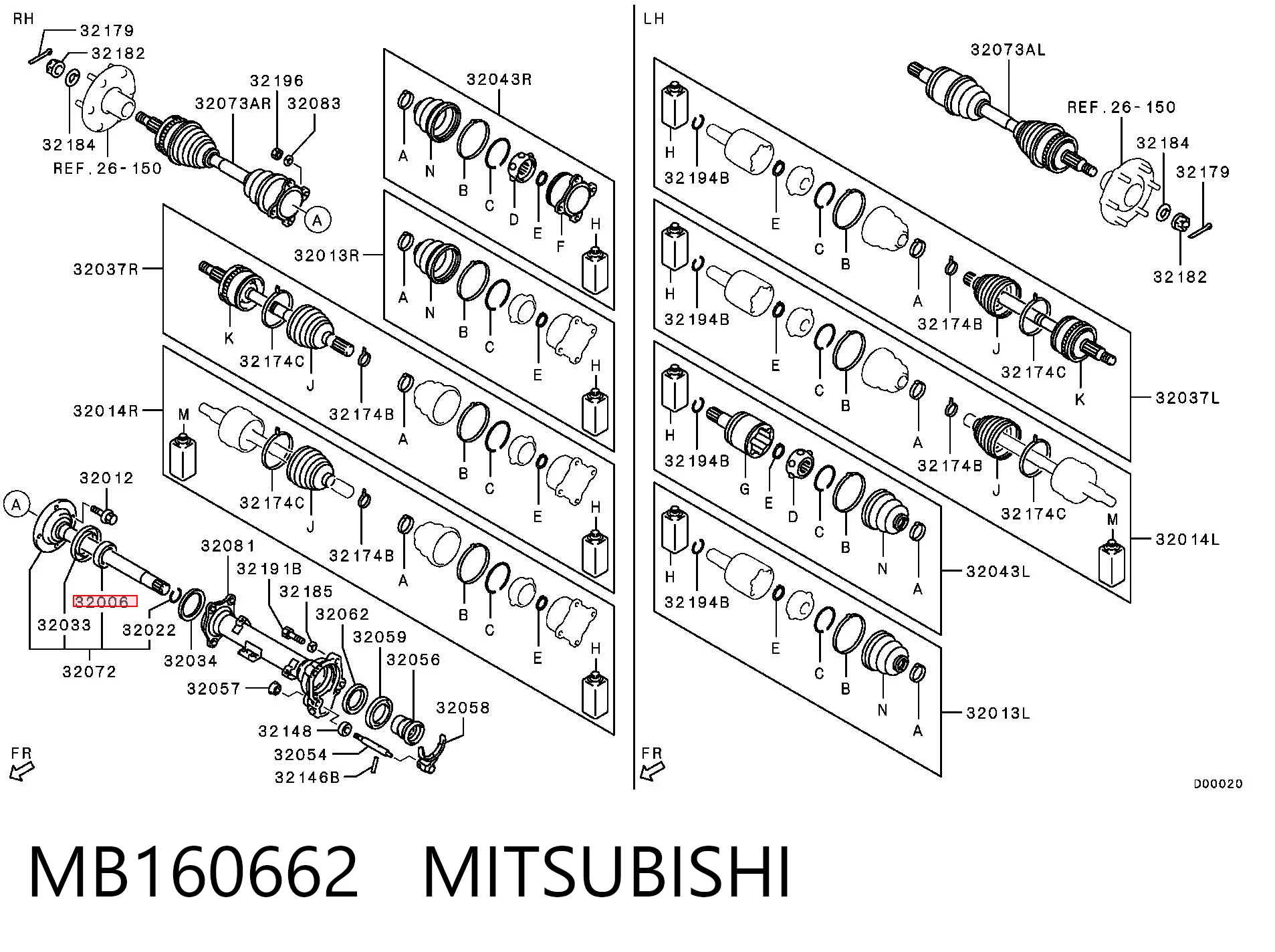 MB160662 Mitsubishi