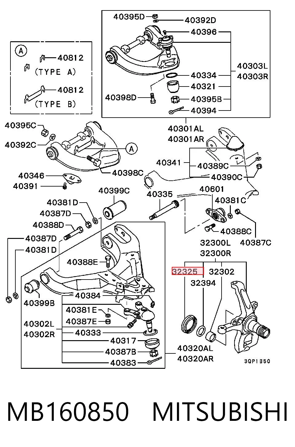 MB160850 Mitsubishi