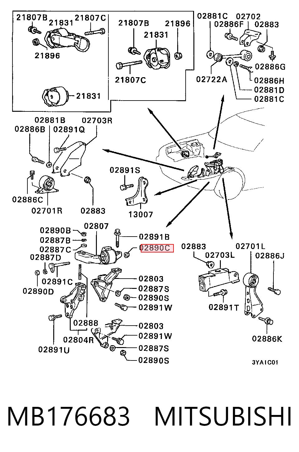 MB176683 Mitsubishi