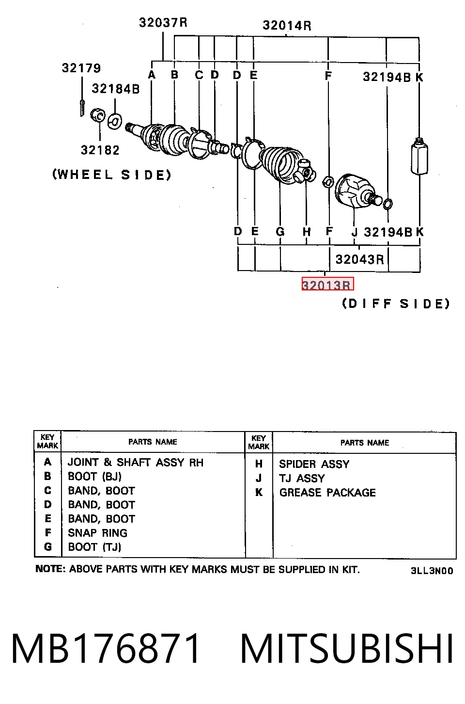 MB176871 Mitsubishi