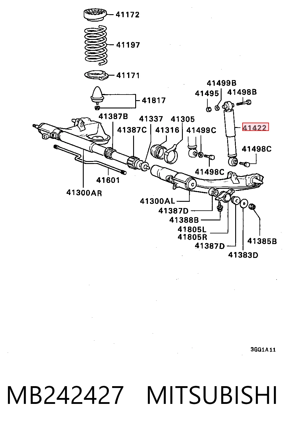 MB242427 Mitsubishi
