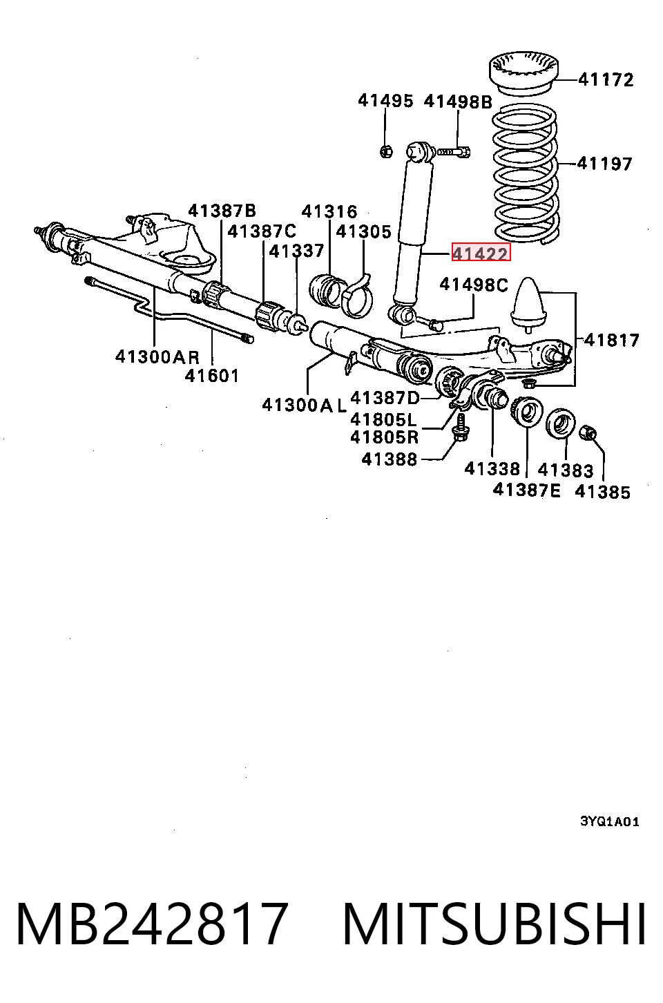 MB242817 Mitsubishi