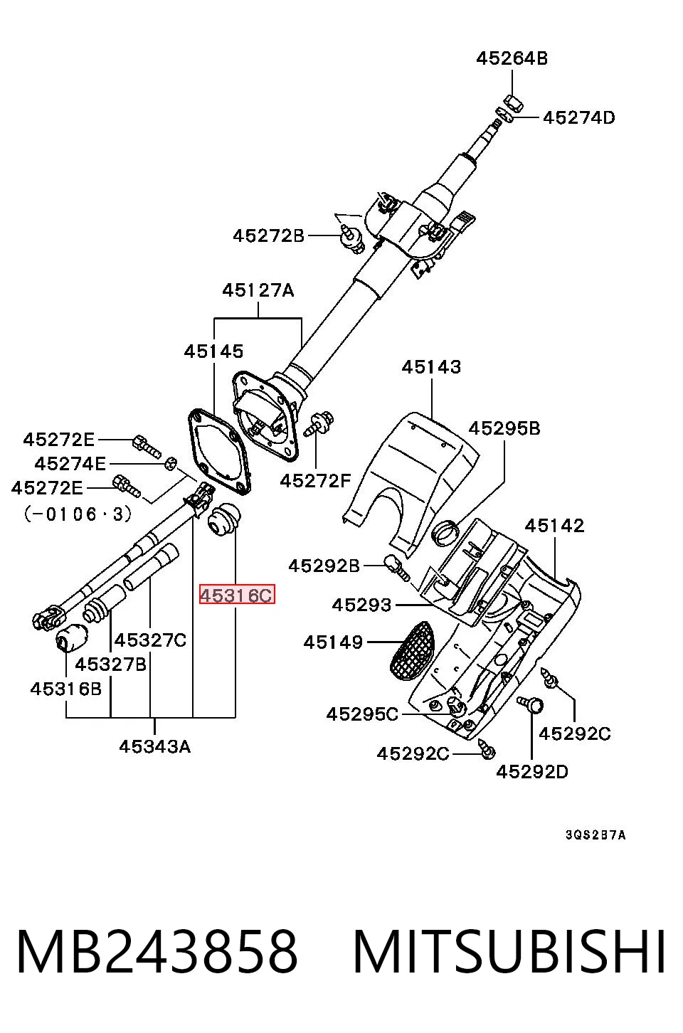 MB243858 Mitsubishi