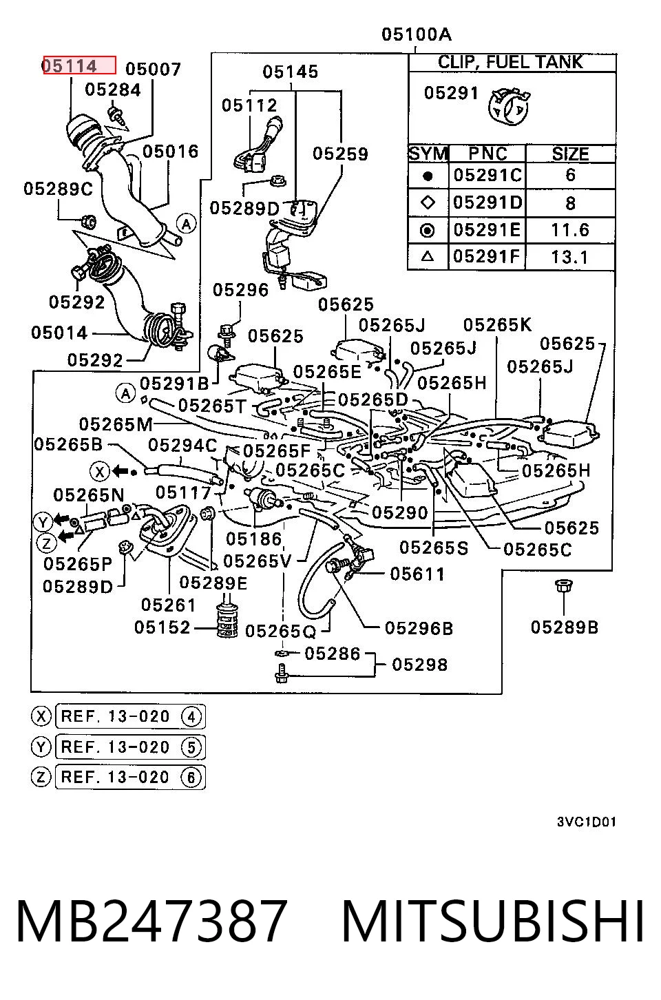 MB247387 Mitsubishi