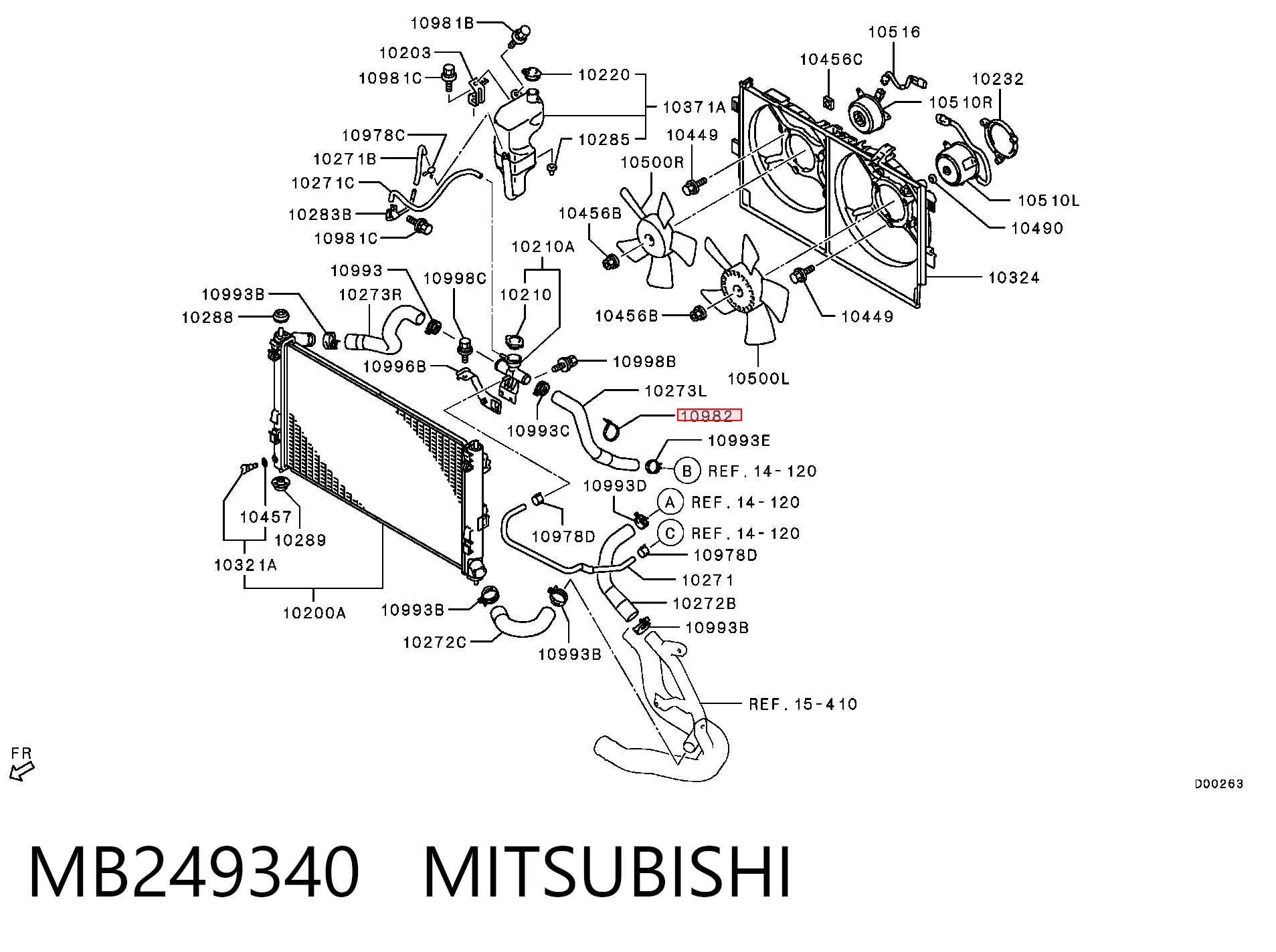 MB249340 Mitsubishi