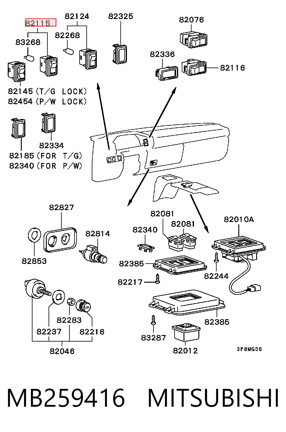 MB259416 Mitsubishi