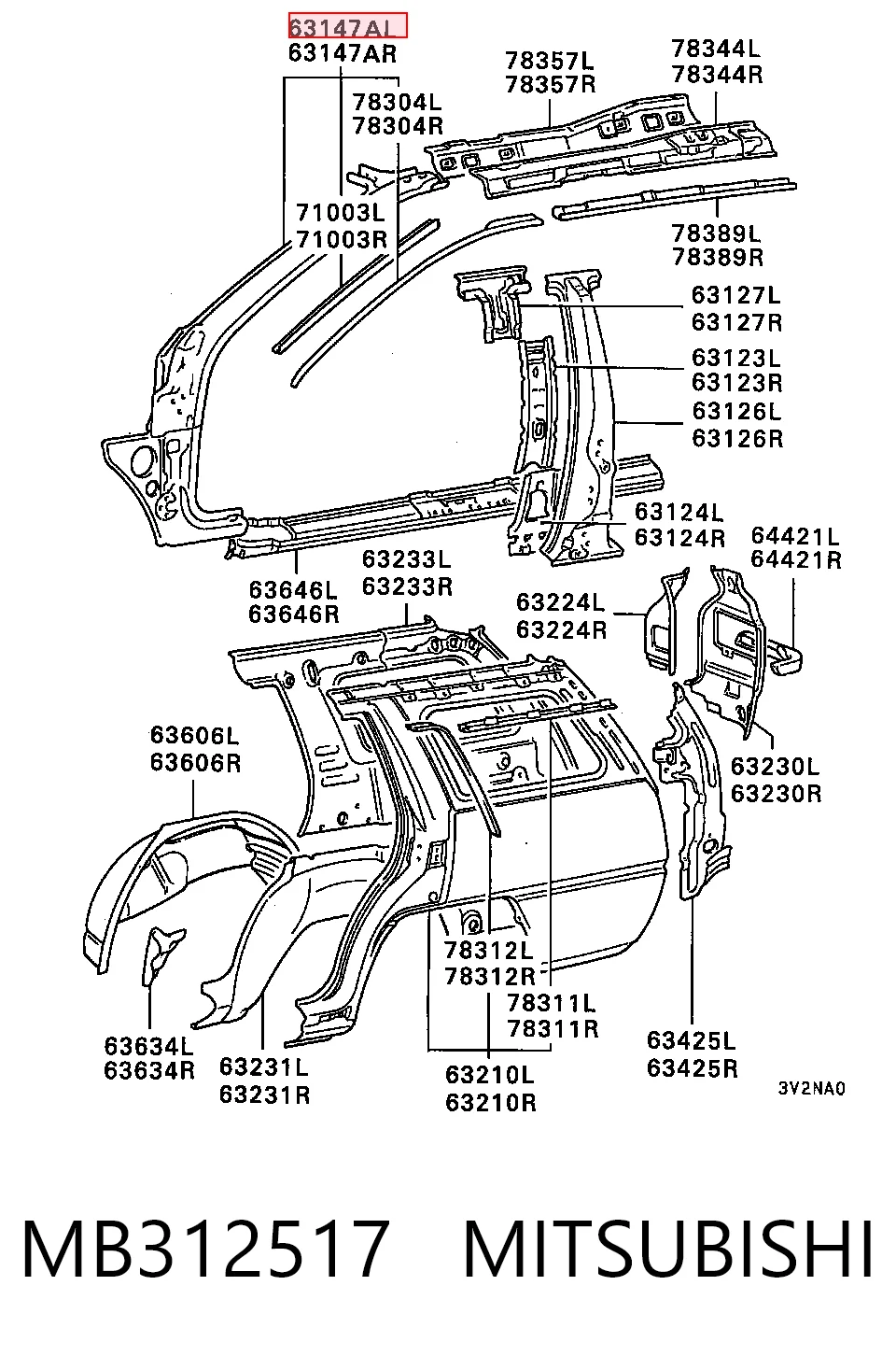 MB312517 Mitsubishi