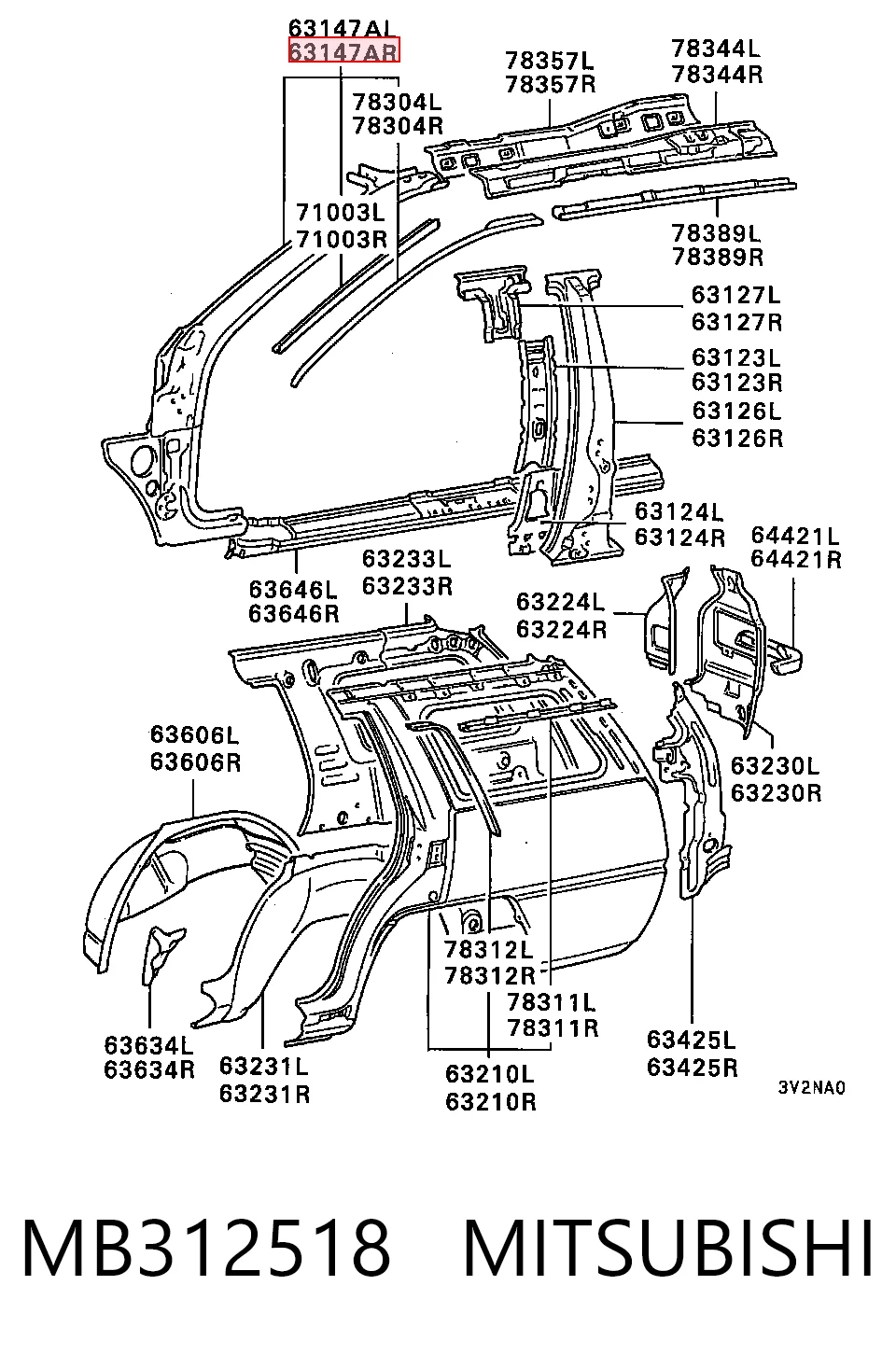 MB312518 Mitsubishi