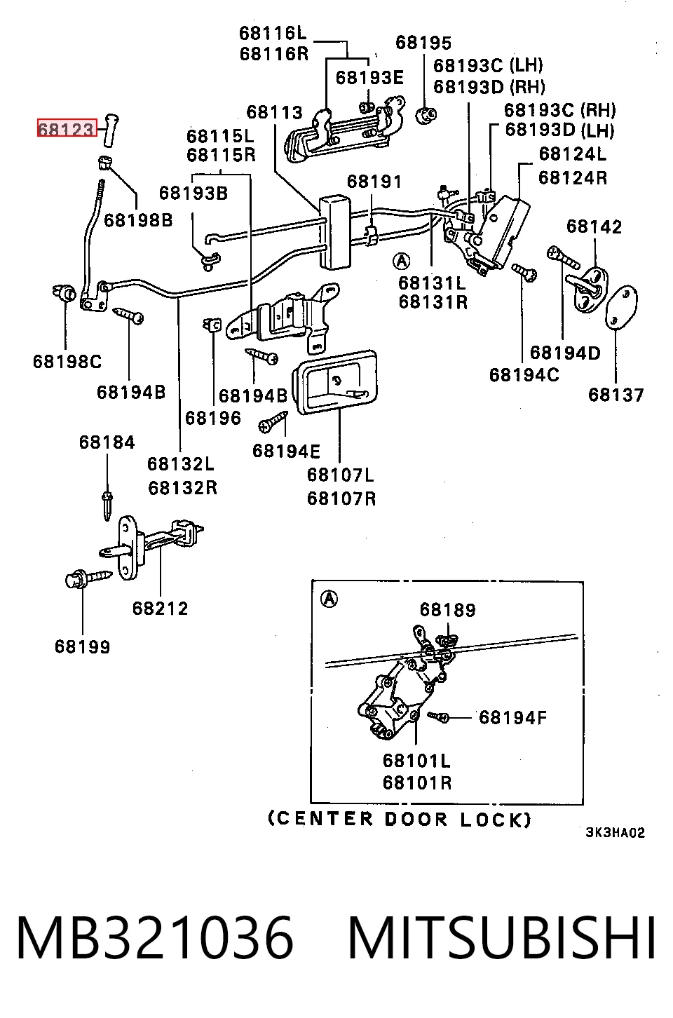 MB321036 Mitsubishi