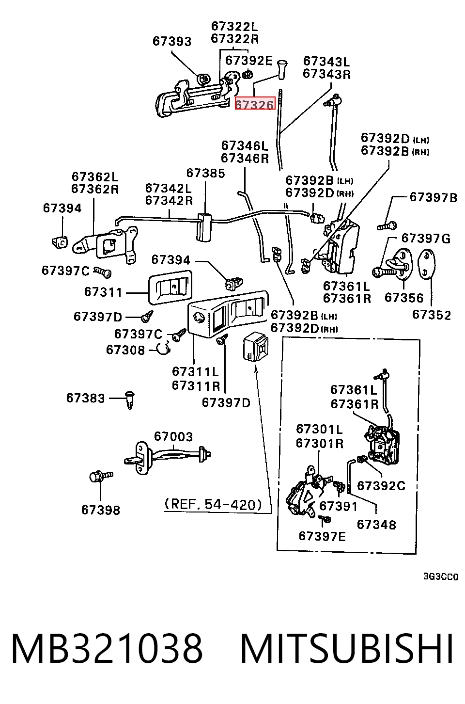 MB321038 Mitsubishi