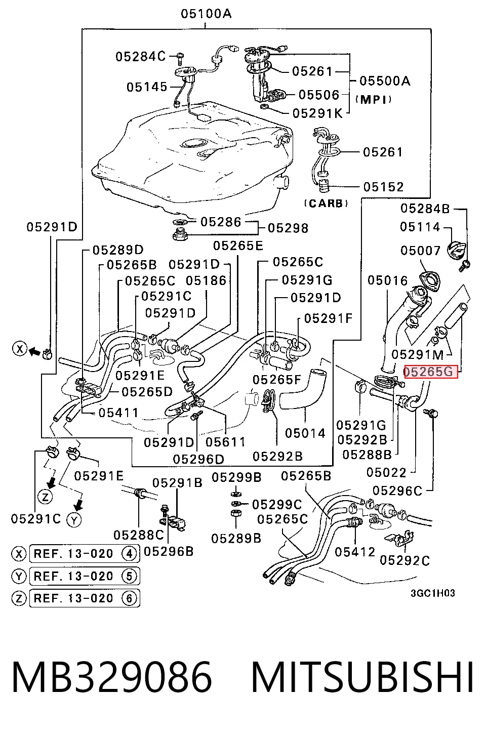MB329086 Mitsubishi