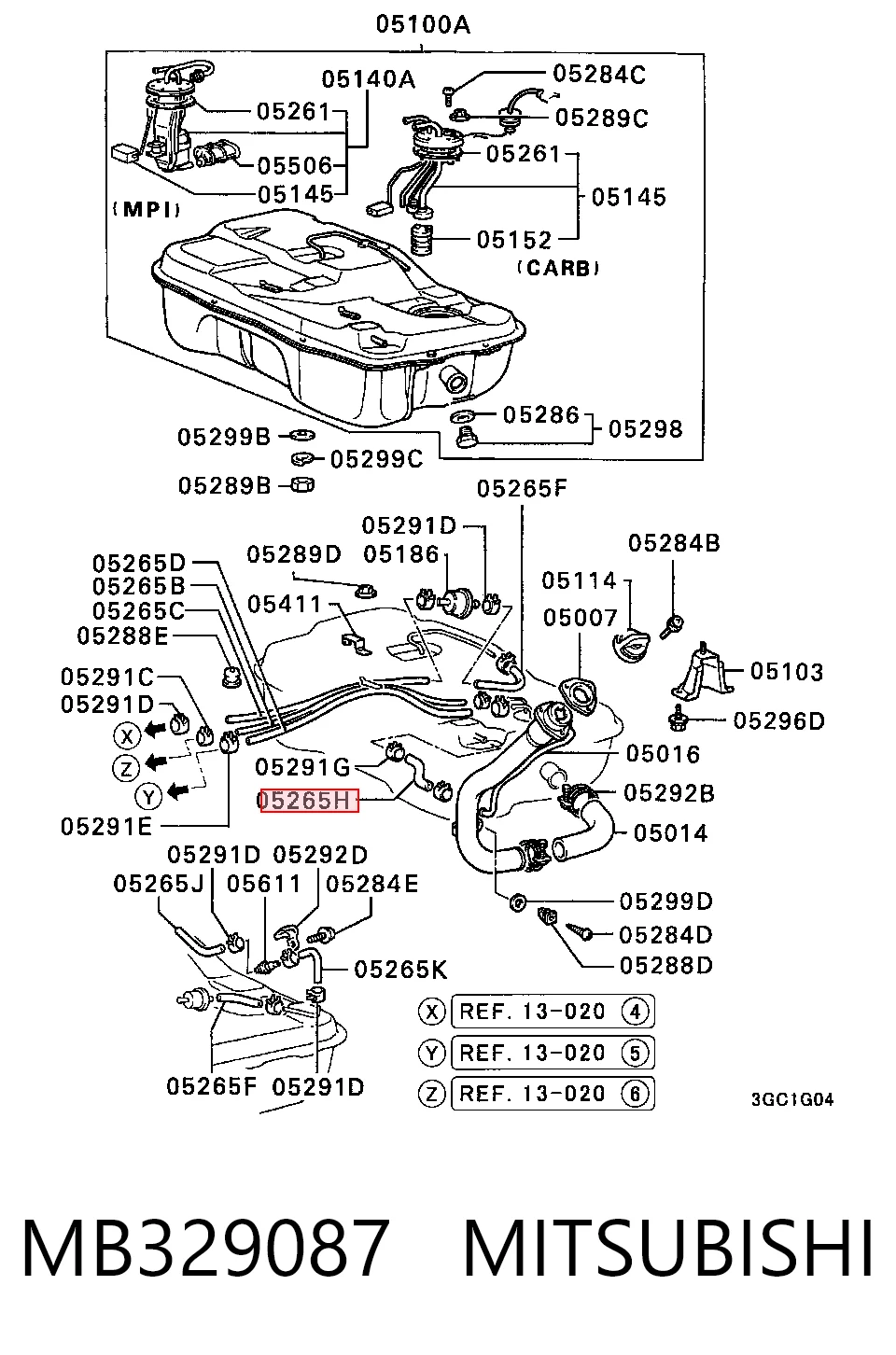 MB329087 Mitsubishi