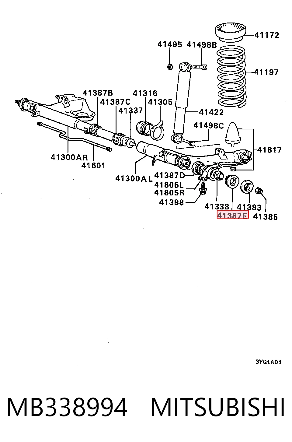 5556524002 Hyundai/Kia Buje del brazo transversal trasero