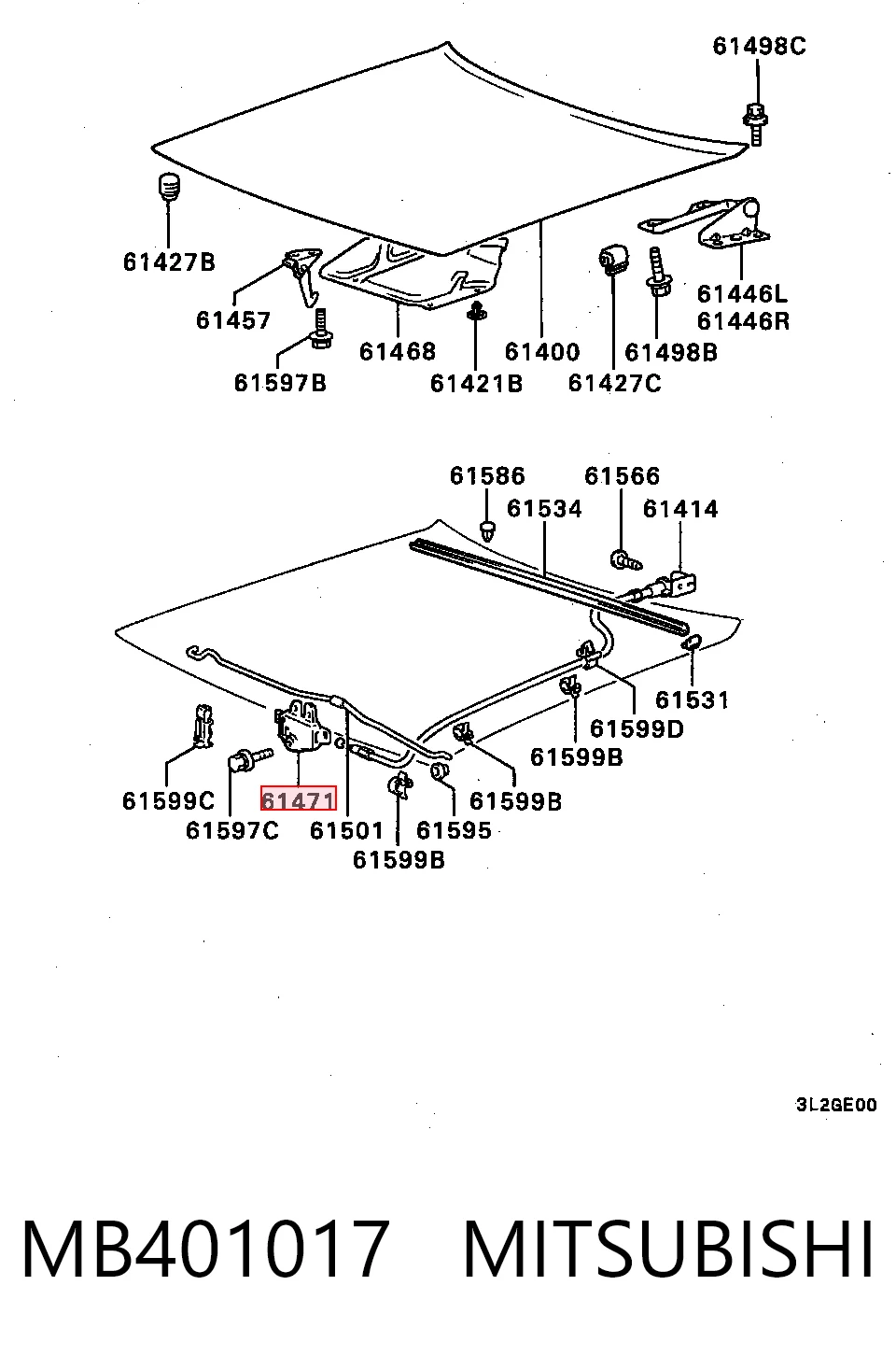 MB401017 Mitsubishi