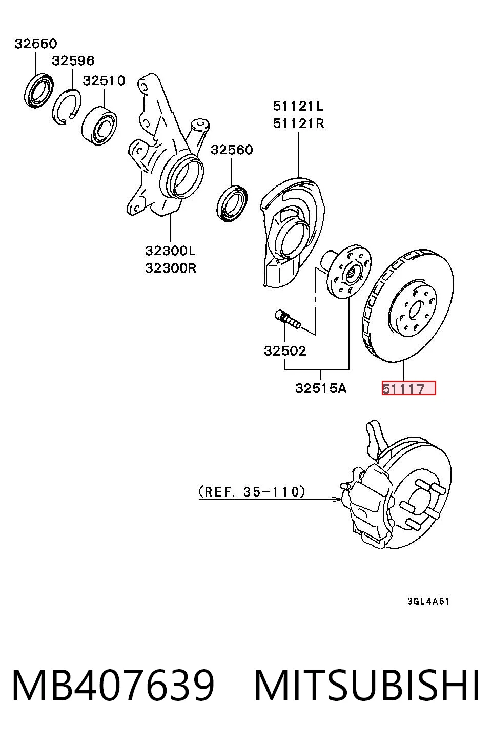 MB407639 Mitsubishi