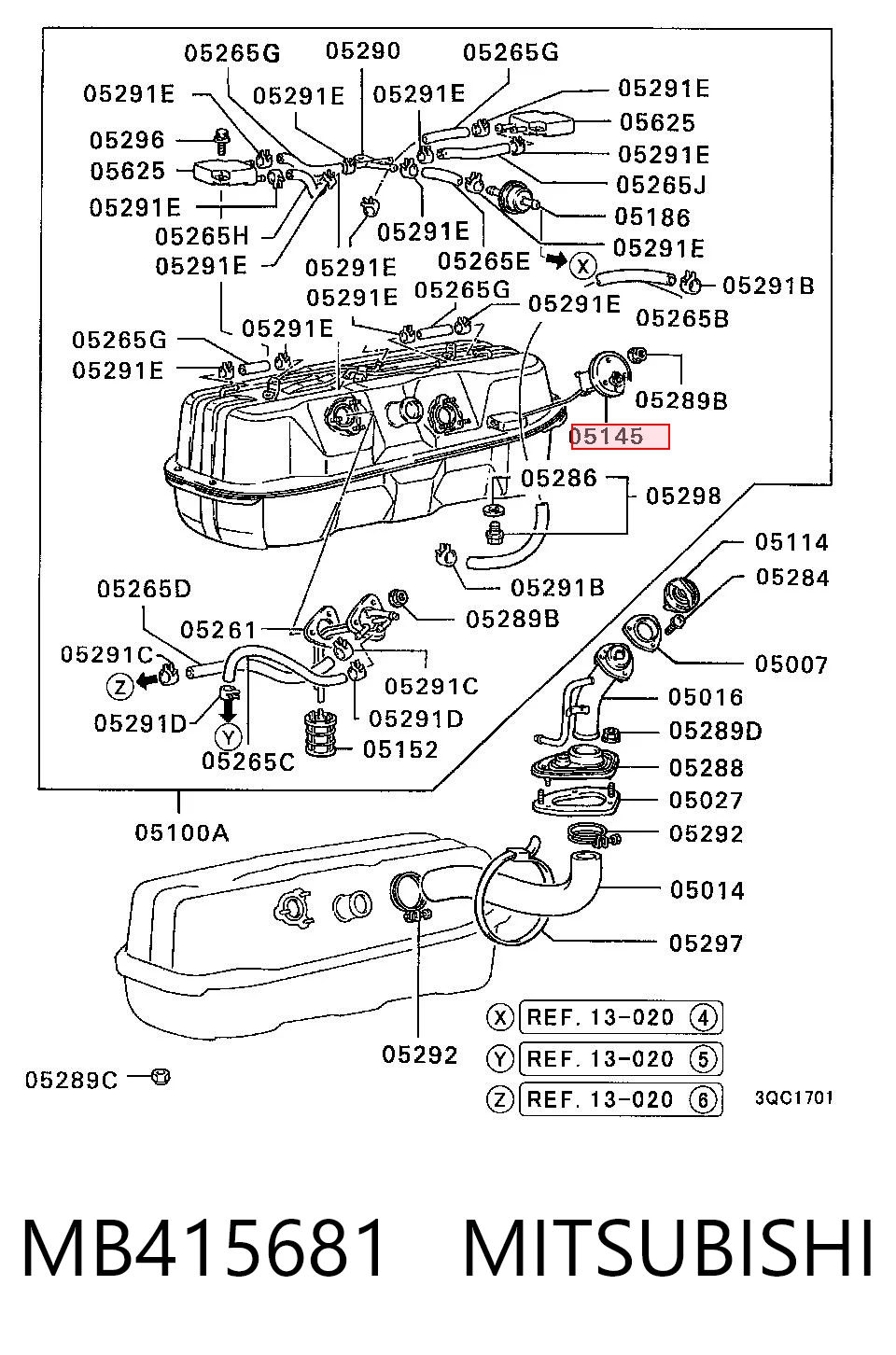 Comprar Aforador de nivel de combustible Mitsubishi L 200 K4T a bajo precio