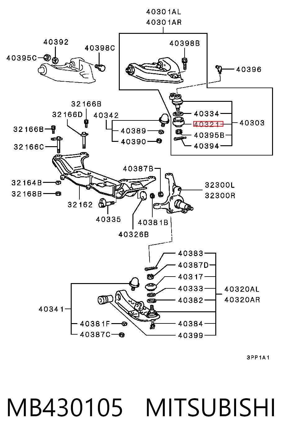 MB430105 Mitsubishi