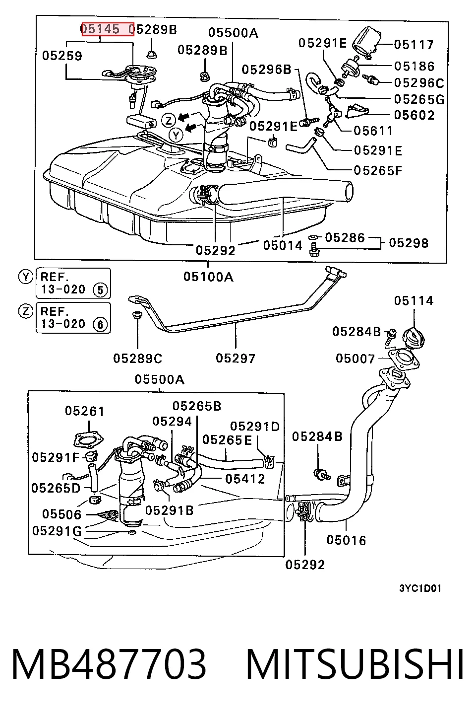 MB487703 Mitsubishi