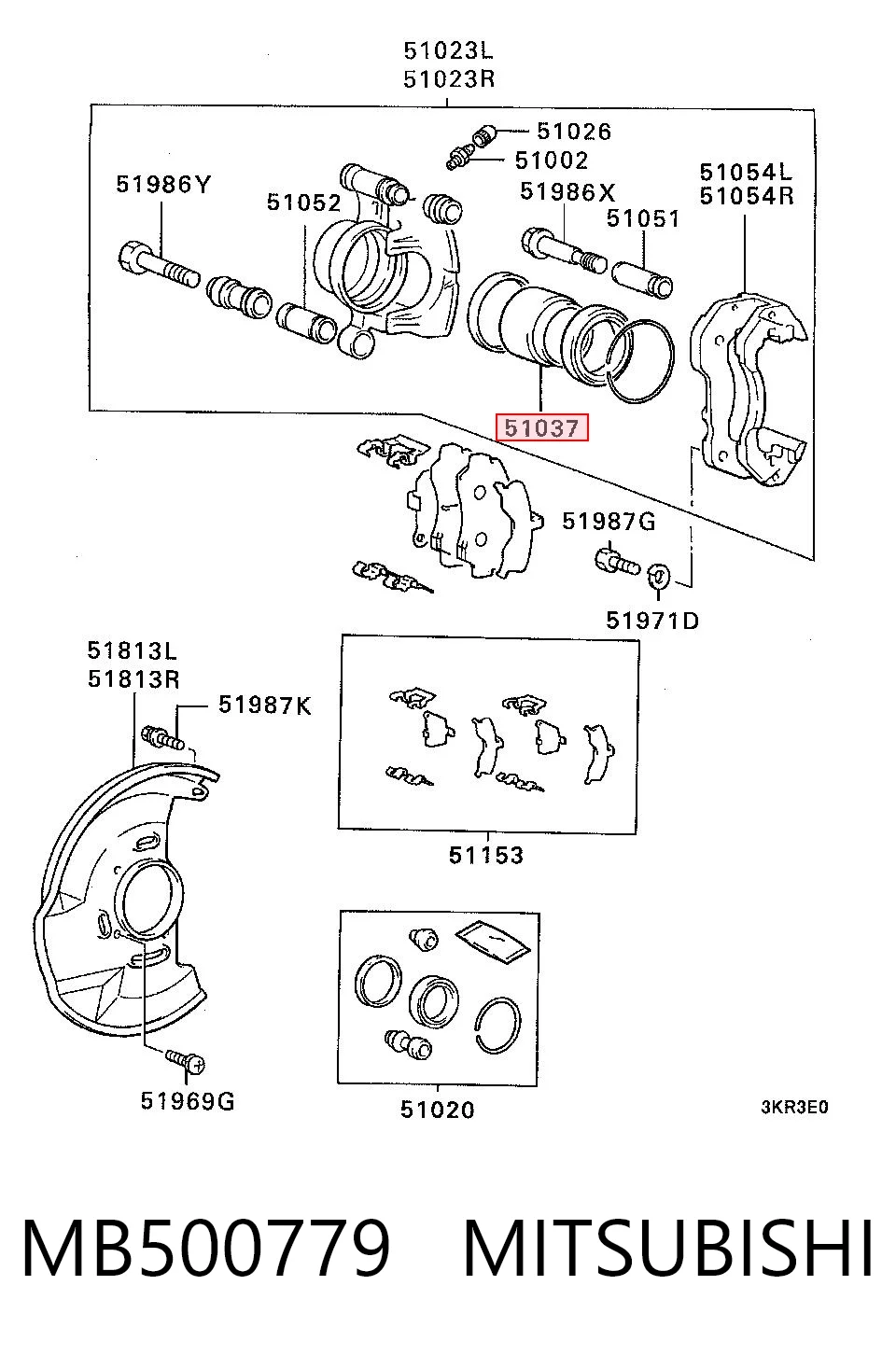 MB500779 Mitsubishi