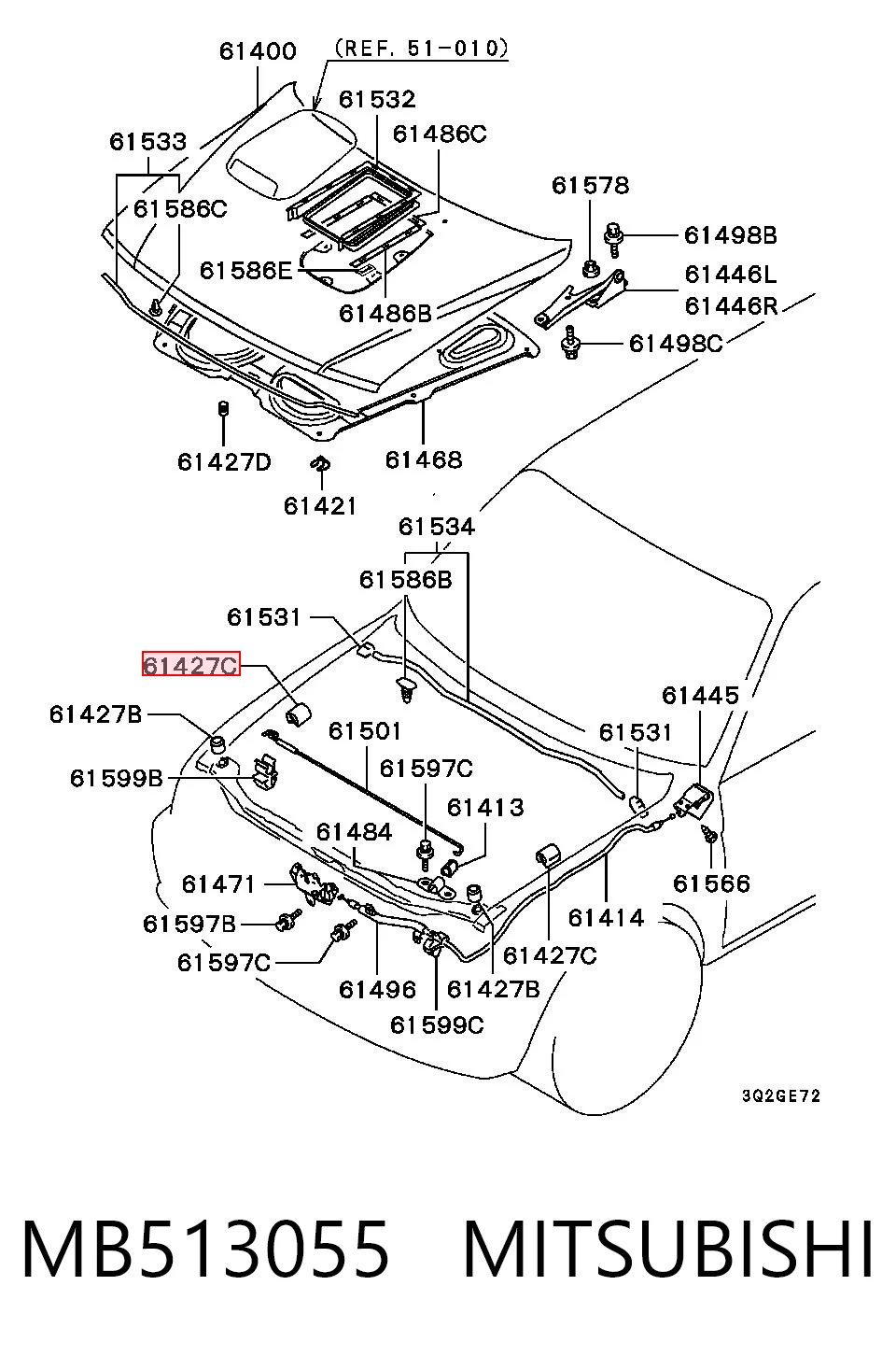 MB513055 Mitsubishi
