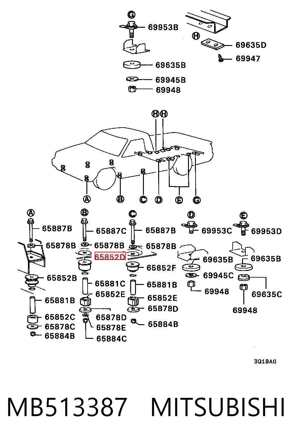 MB513387 Mitsubishi