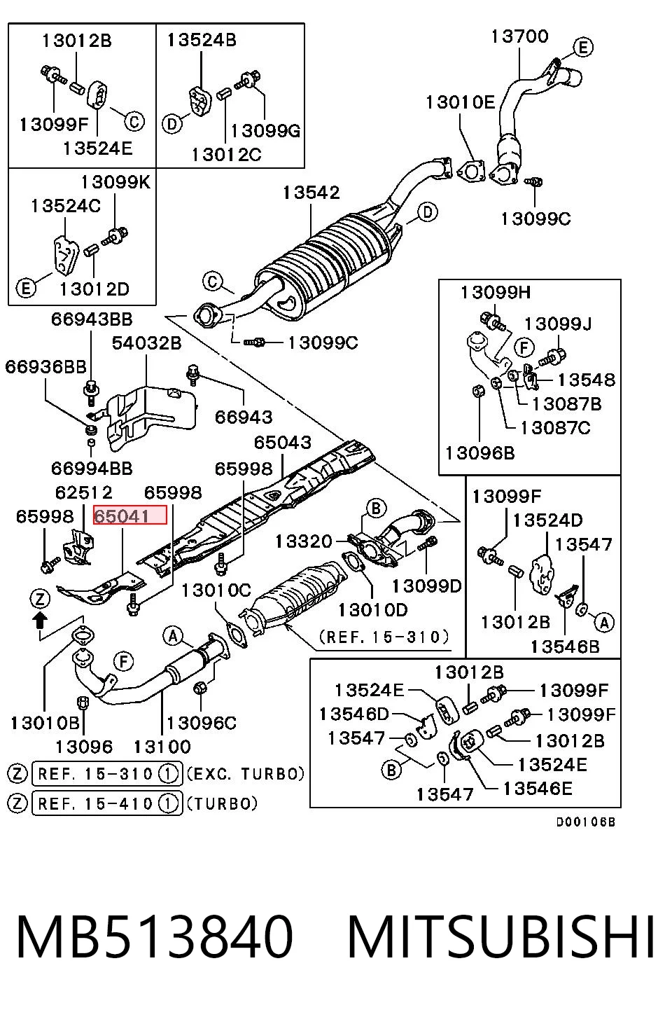 MB513840 Mitsubishi