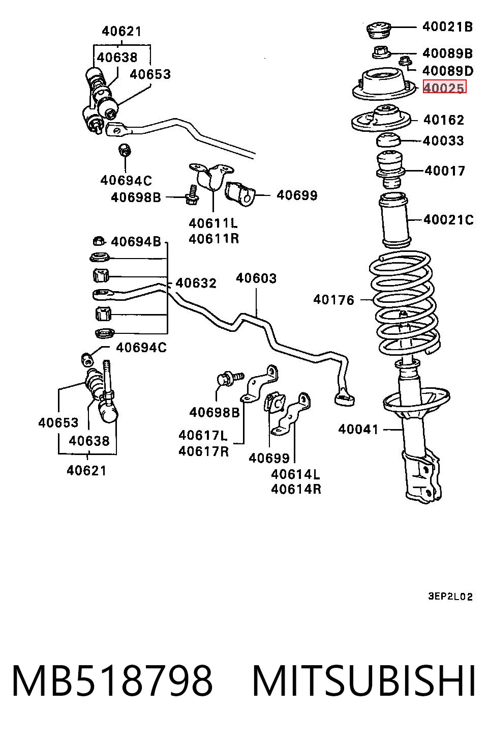 MB518798 Mitsubishi