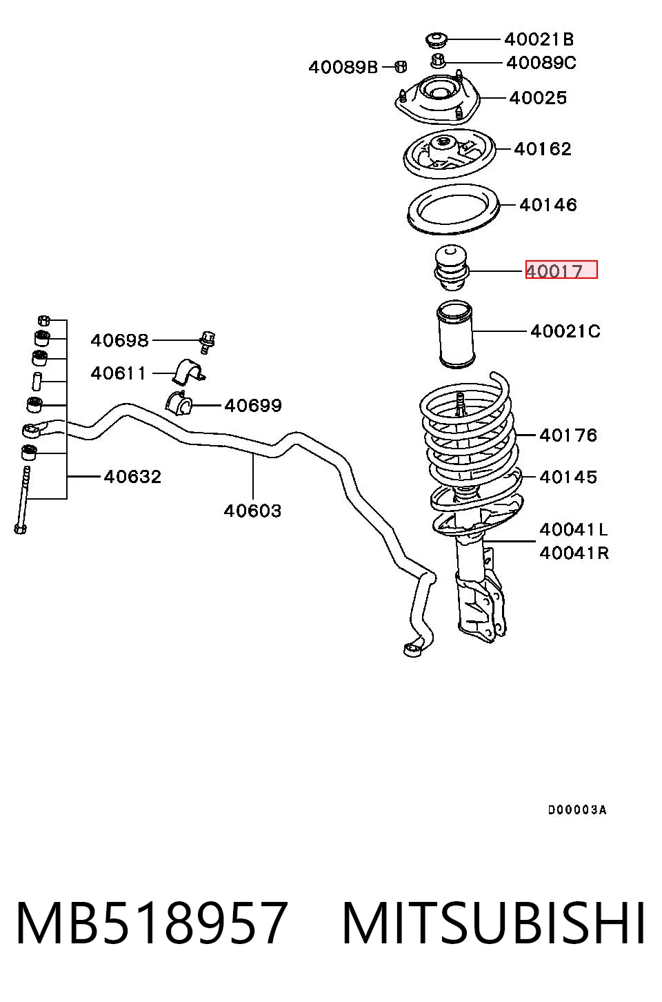 MB518957 Mitsubishi