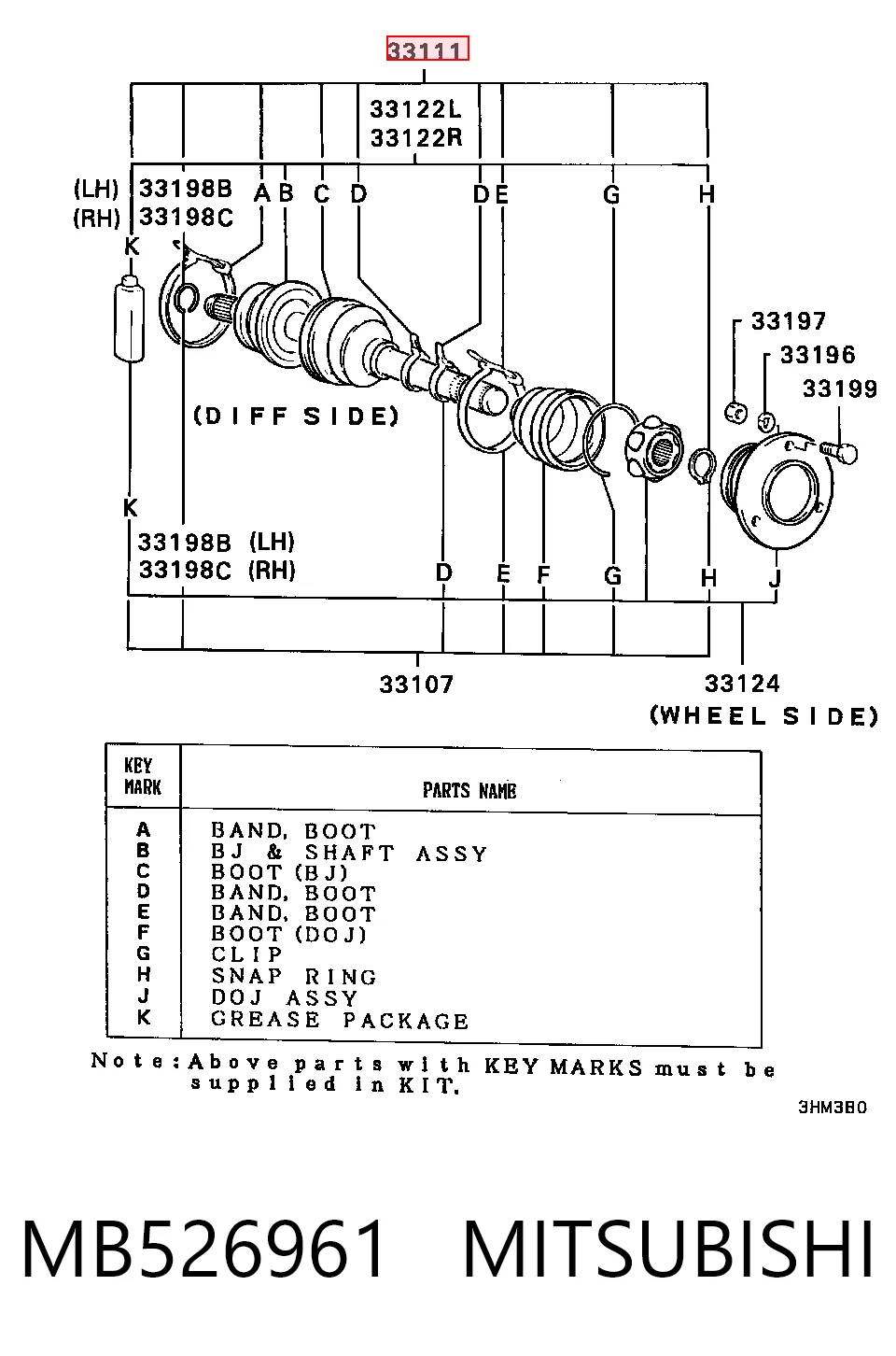 MB526961 Mitsubishi