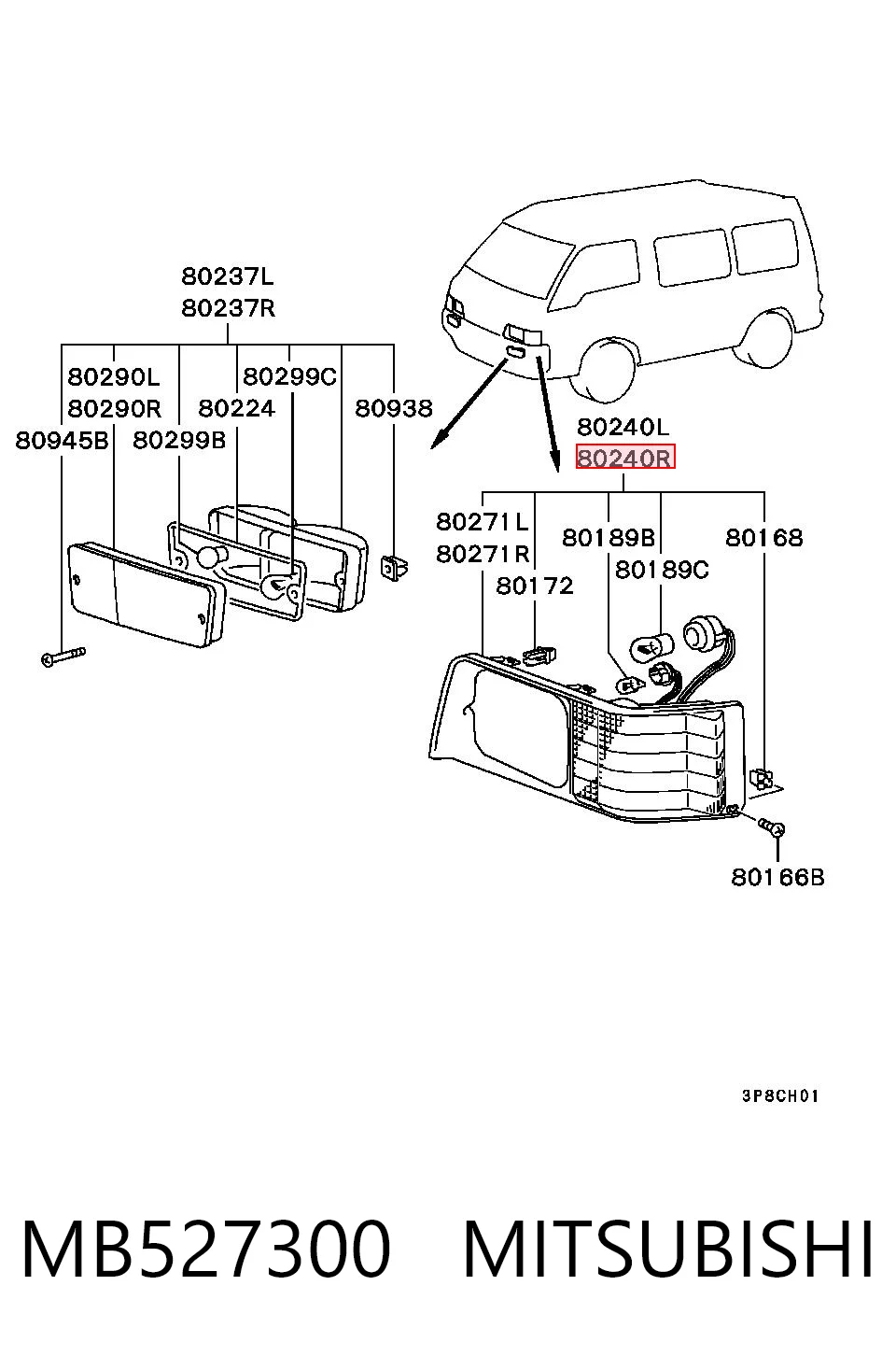 MB527300 Mitsubishi
