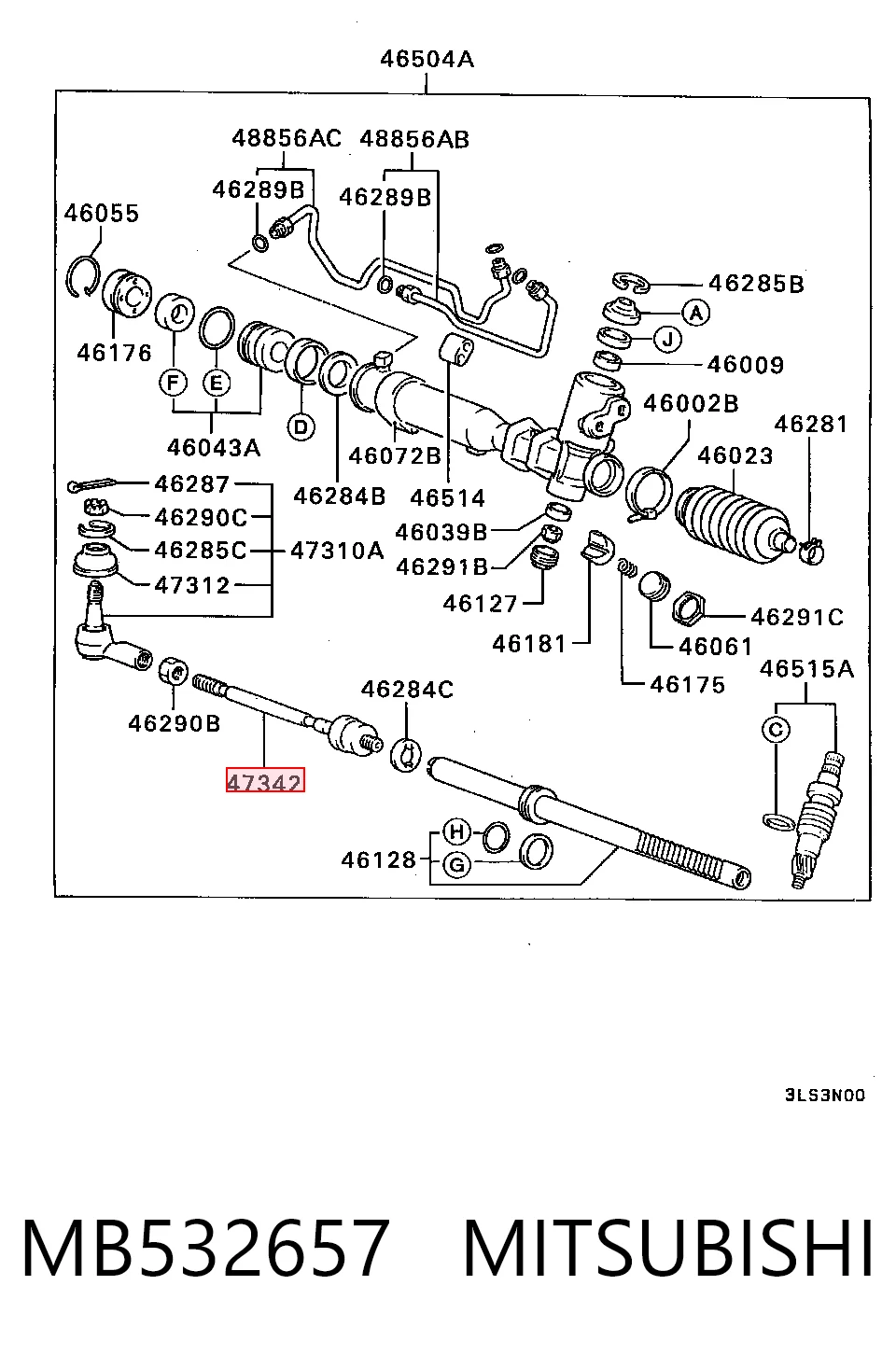 MB532657 Mitsubishi