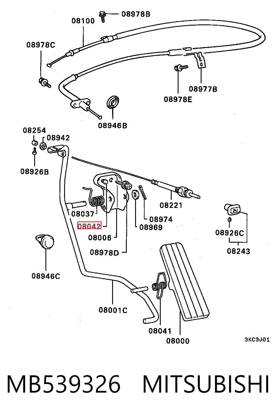 MB539326 Mitsubishi