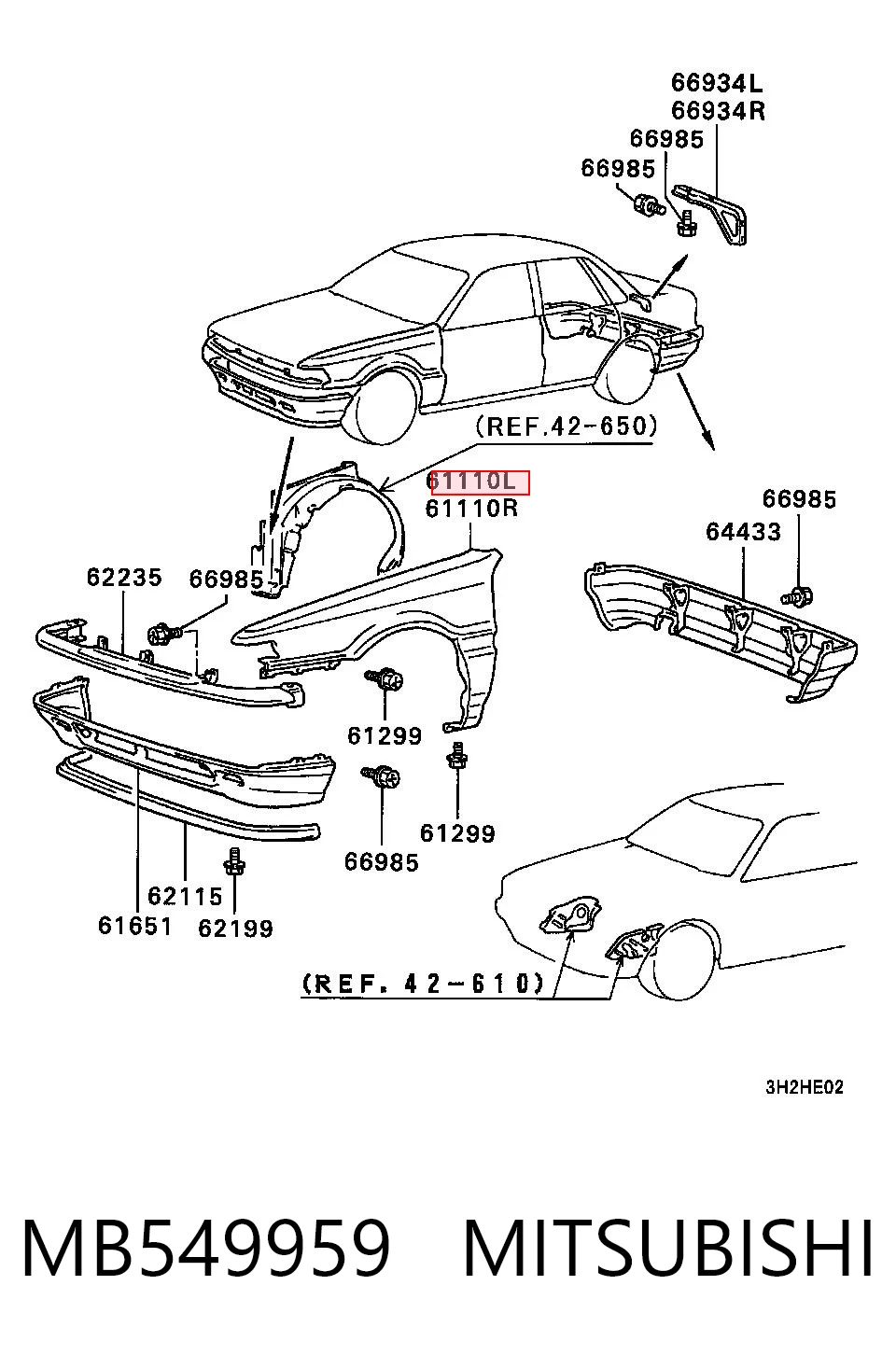 MB549959 Mitsubishi