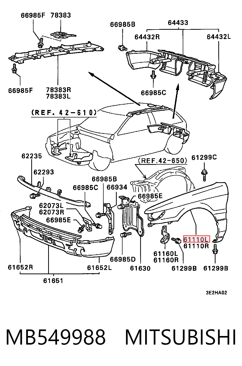 MB549988 Mitsubishi