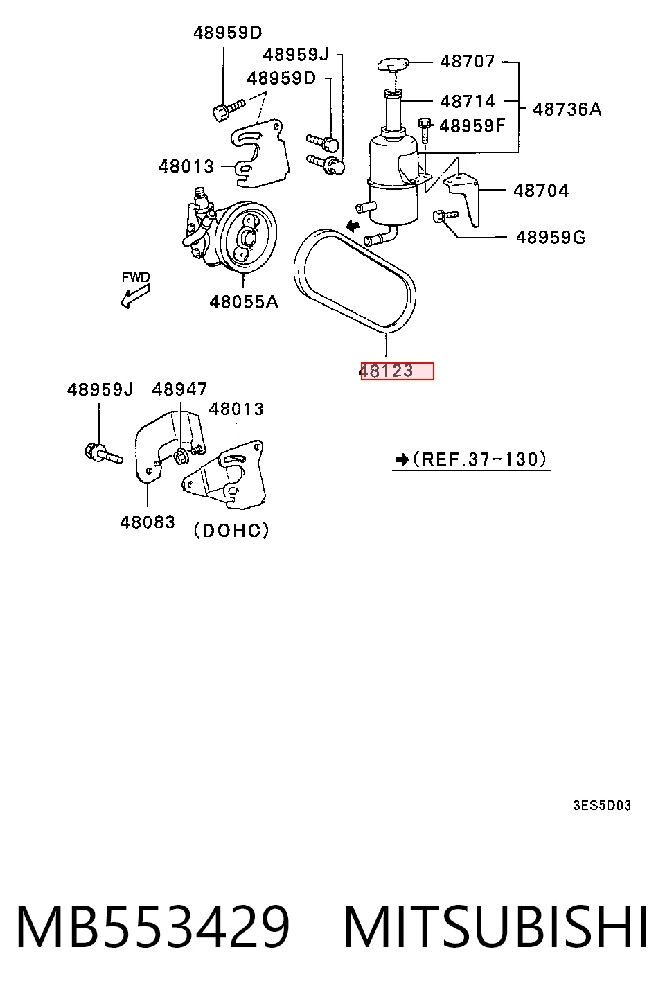 Correa de transmisión trapezoidal Mitsubishi Canter VI plataforma a bordo (FE5, FE6) (1986 - 2026) precio, desde 4,45 EUR