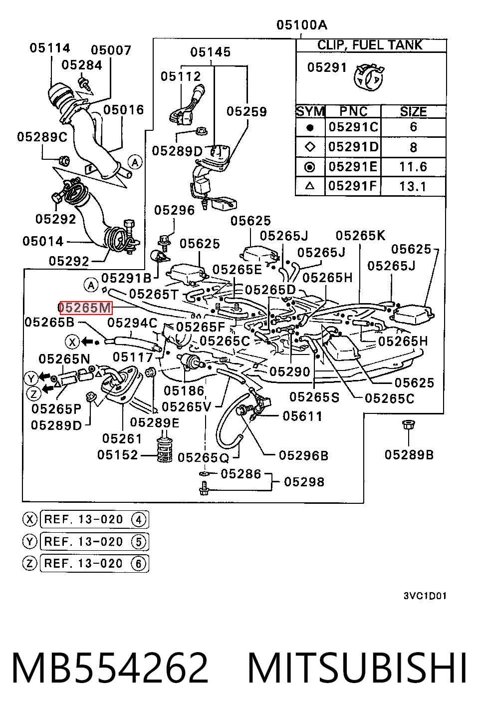 MB554262 Mitsubishi