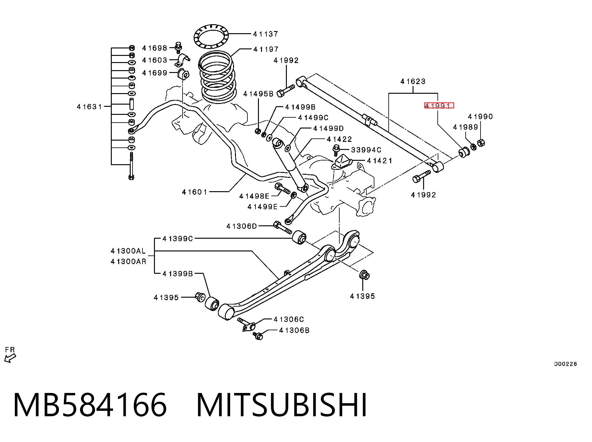 MB584166 Mitsubishi