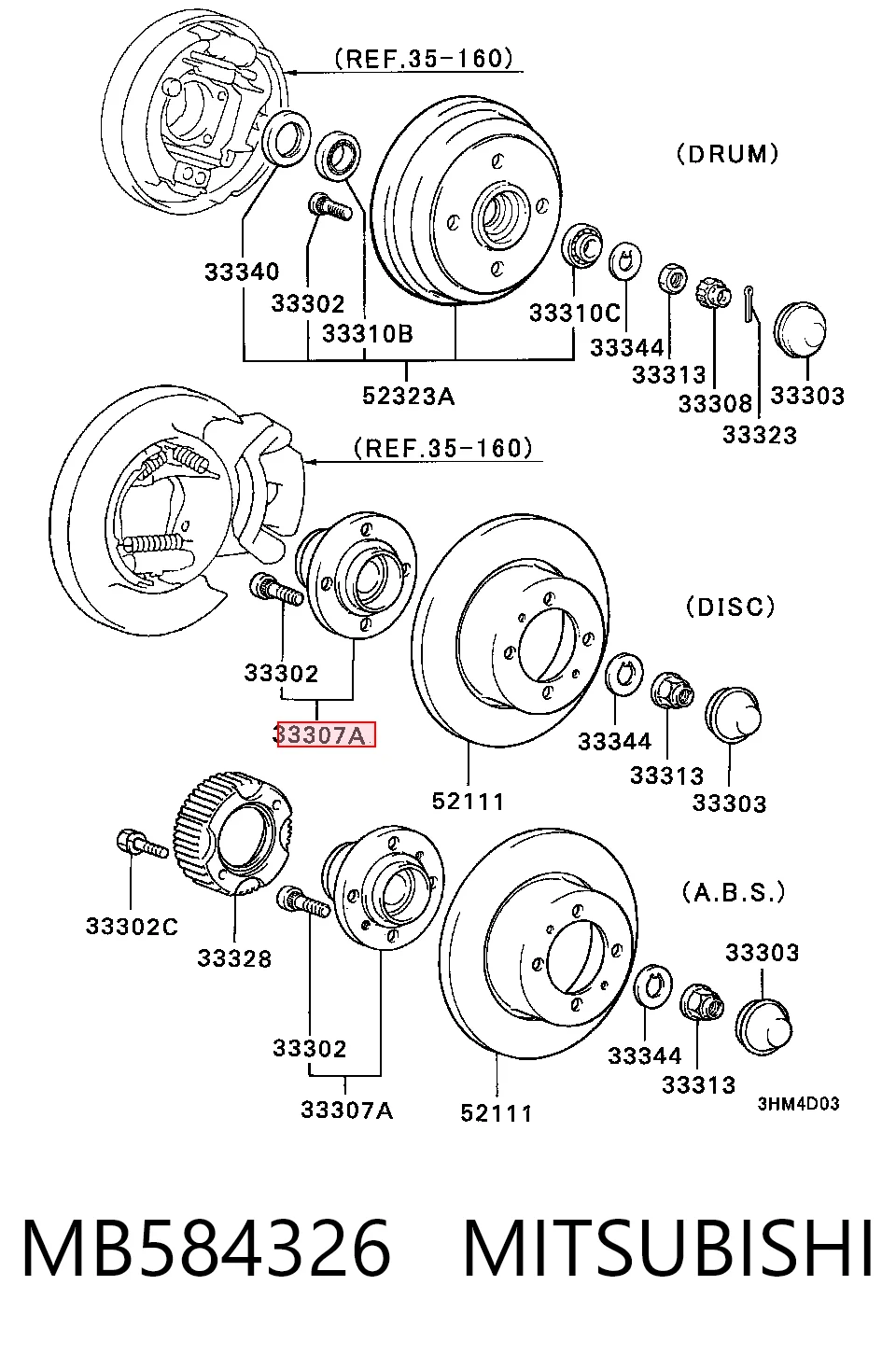 Buje de rueda Mitsubishi Galant VI sedán (E3A) (1987 - 1992) precio, desde 58,99 EUR