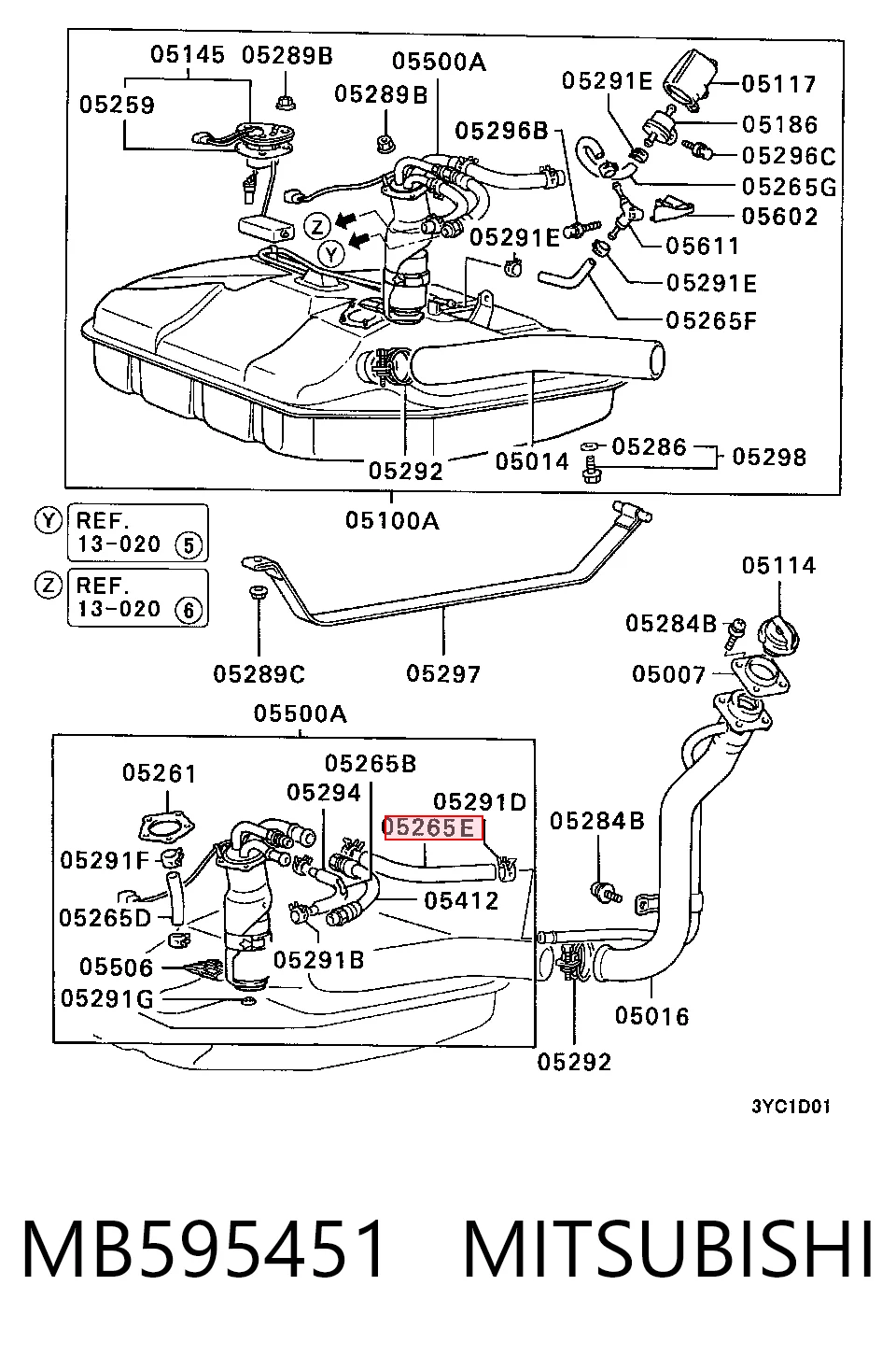 MB595451 Mitsubishi