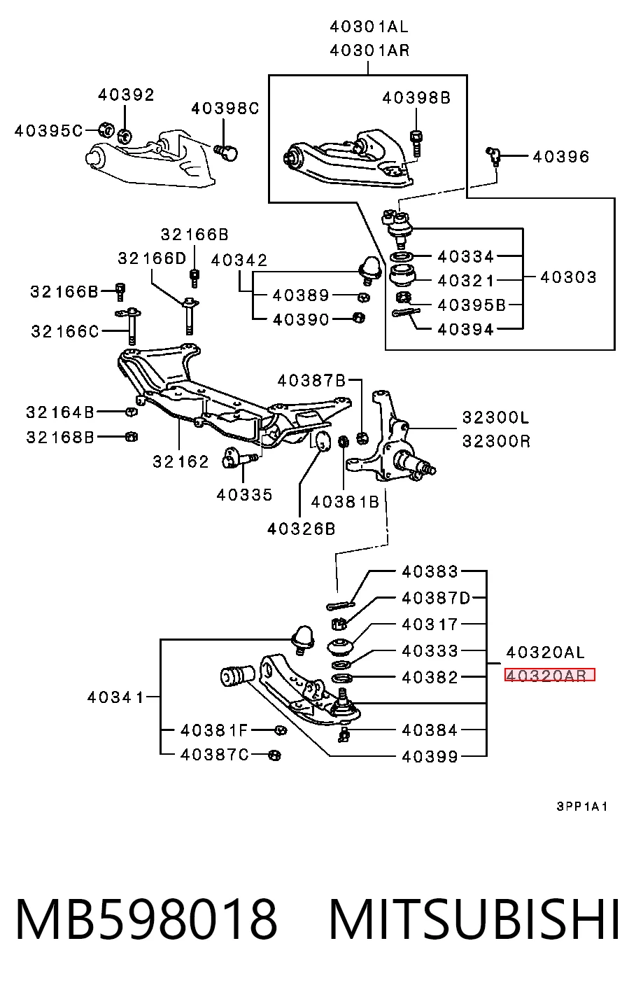 MB598018 Mitsubishi