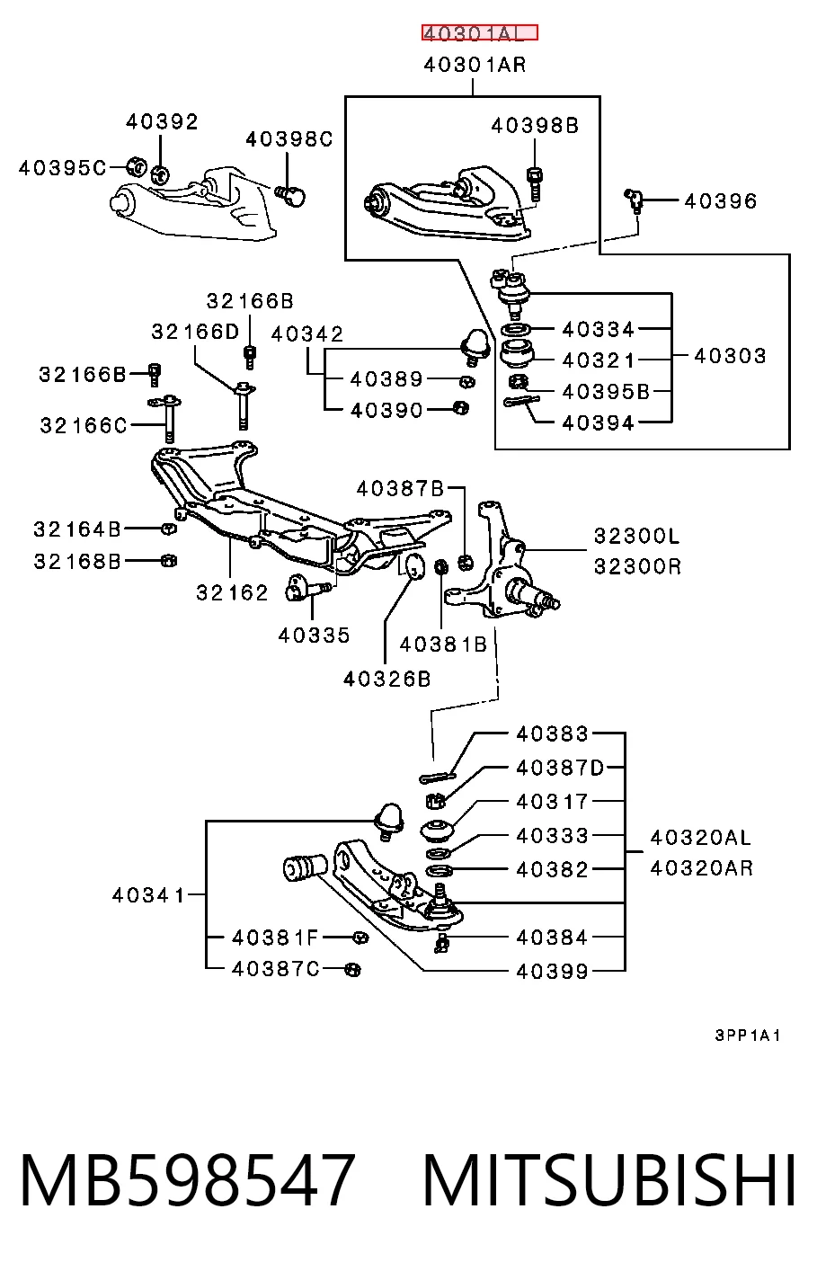 MB598547 Mitsubishi