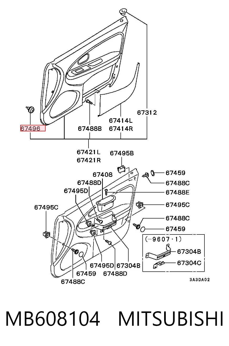 MB608104 Mitsubishi