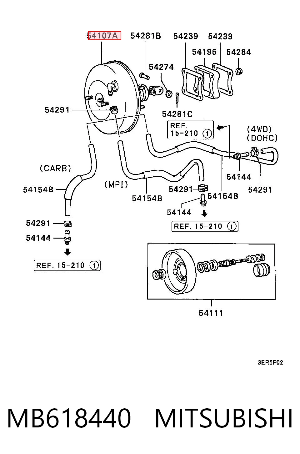 Comprar Servofreno Mitsubishi Lancer III C1A,C6A a bajo precio